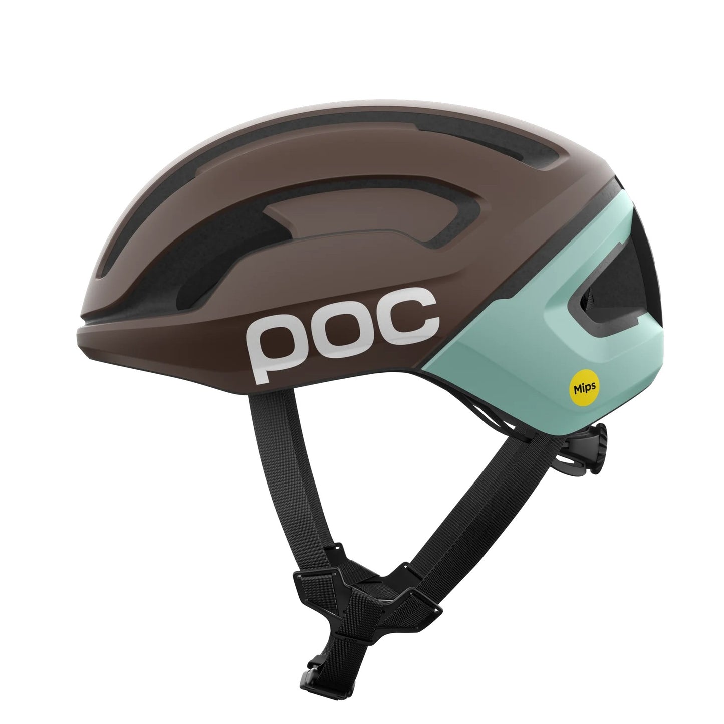 POC OMNE AIR MIPS Bronze/Blue Logo Road Helmet