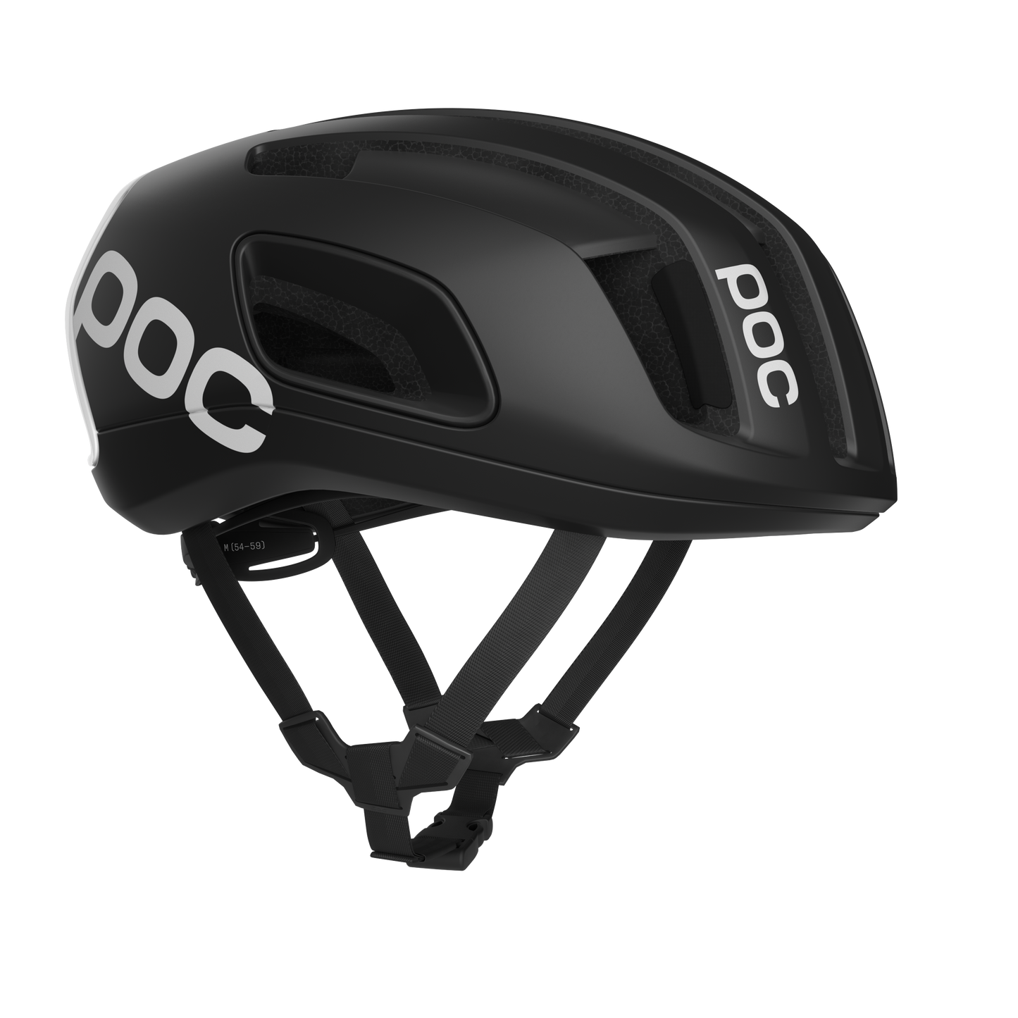 POC CYTAL MIPS landevejshjelm Sort/hvid mat logo