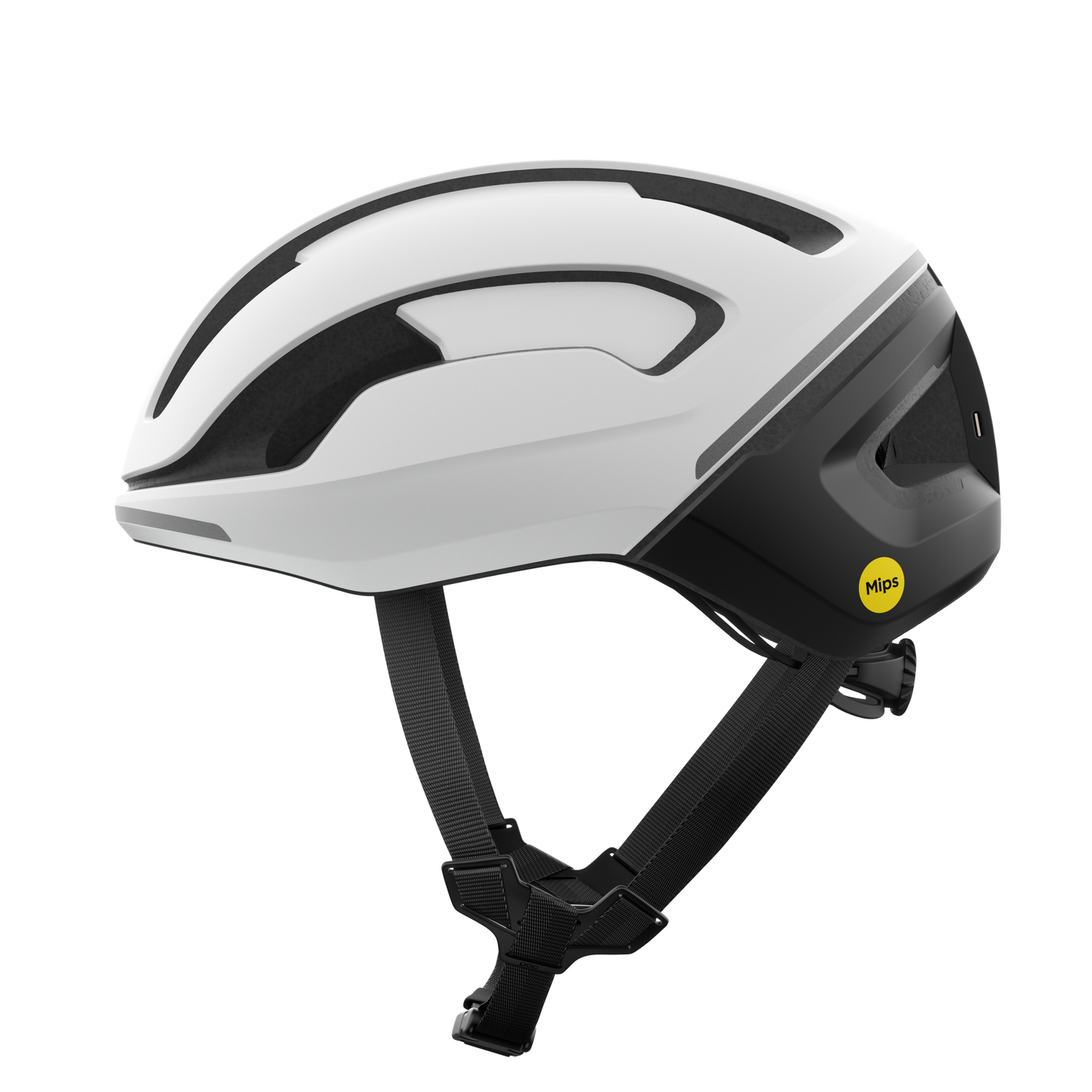 POC OMNE BEACON MIPS Road Bike Helmet, White/Matte Black