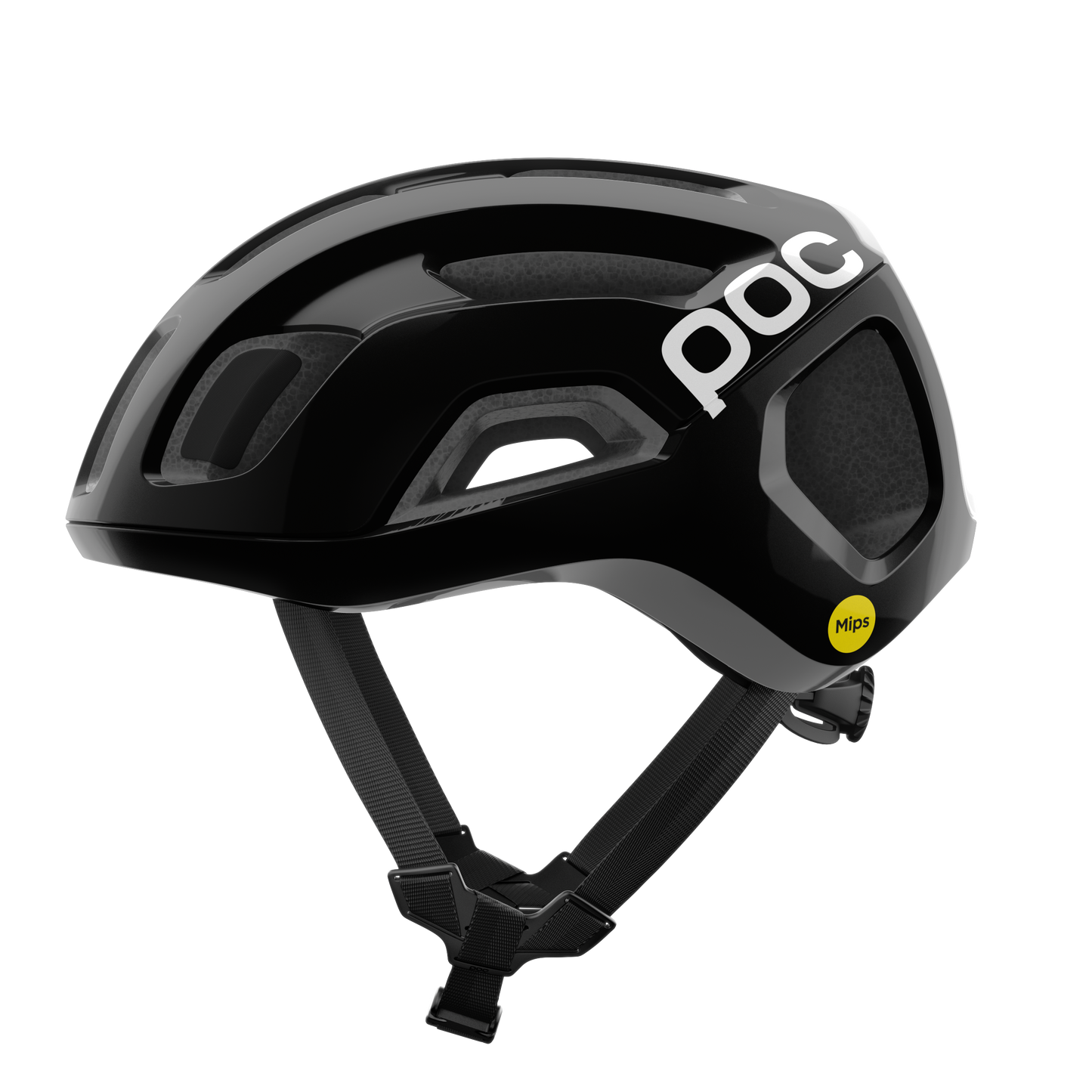 POC VENTRAL AIR MIPS Logo landevejshjelm Sort/hvid mat