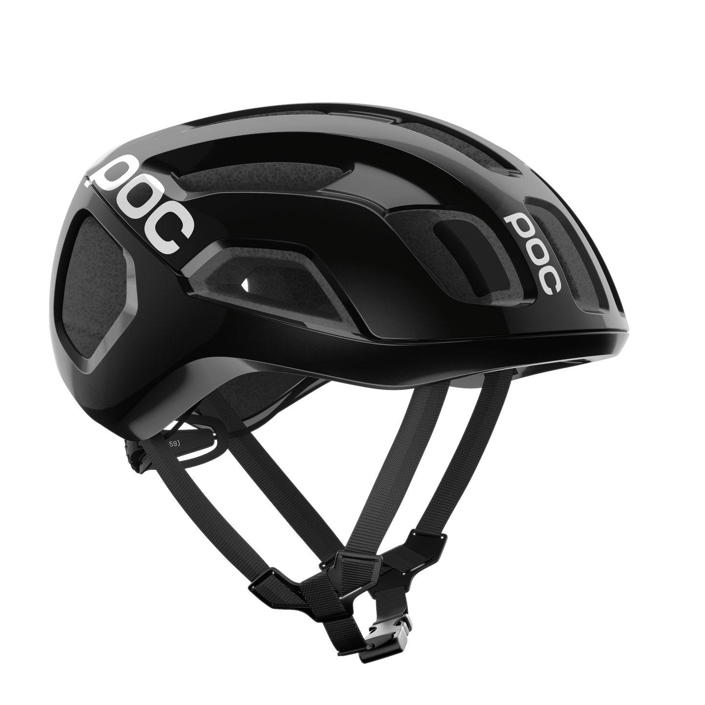 POC VENTRAL AIR MIPS Logo landevejshjelm Sort/hvid mat