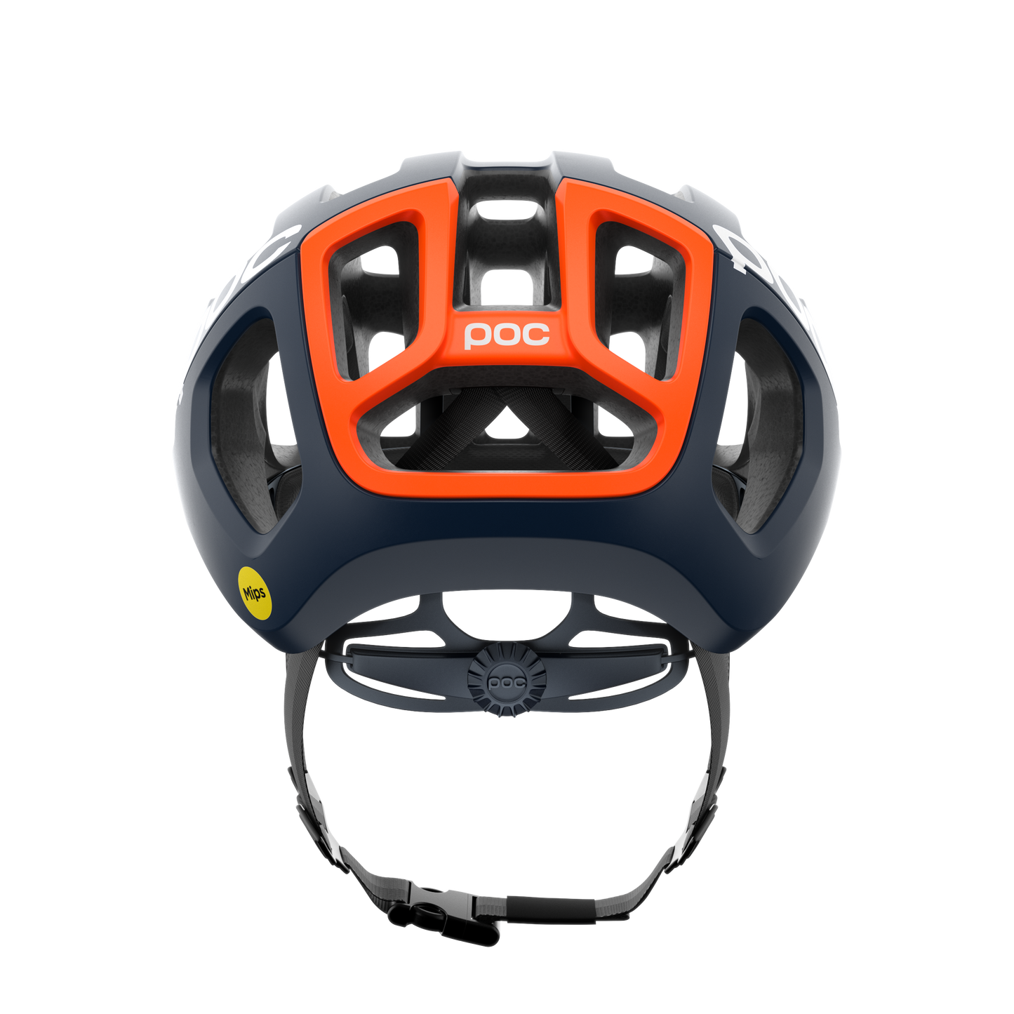 POC OMNE AIR MIPS Road Helmet Navy/Orange Matt