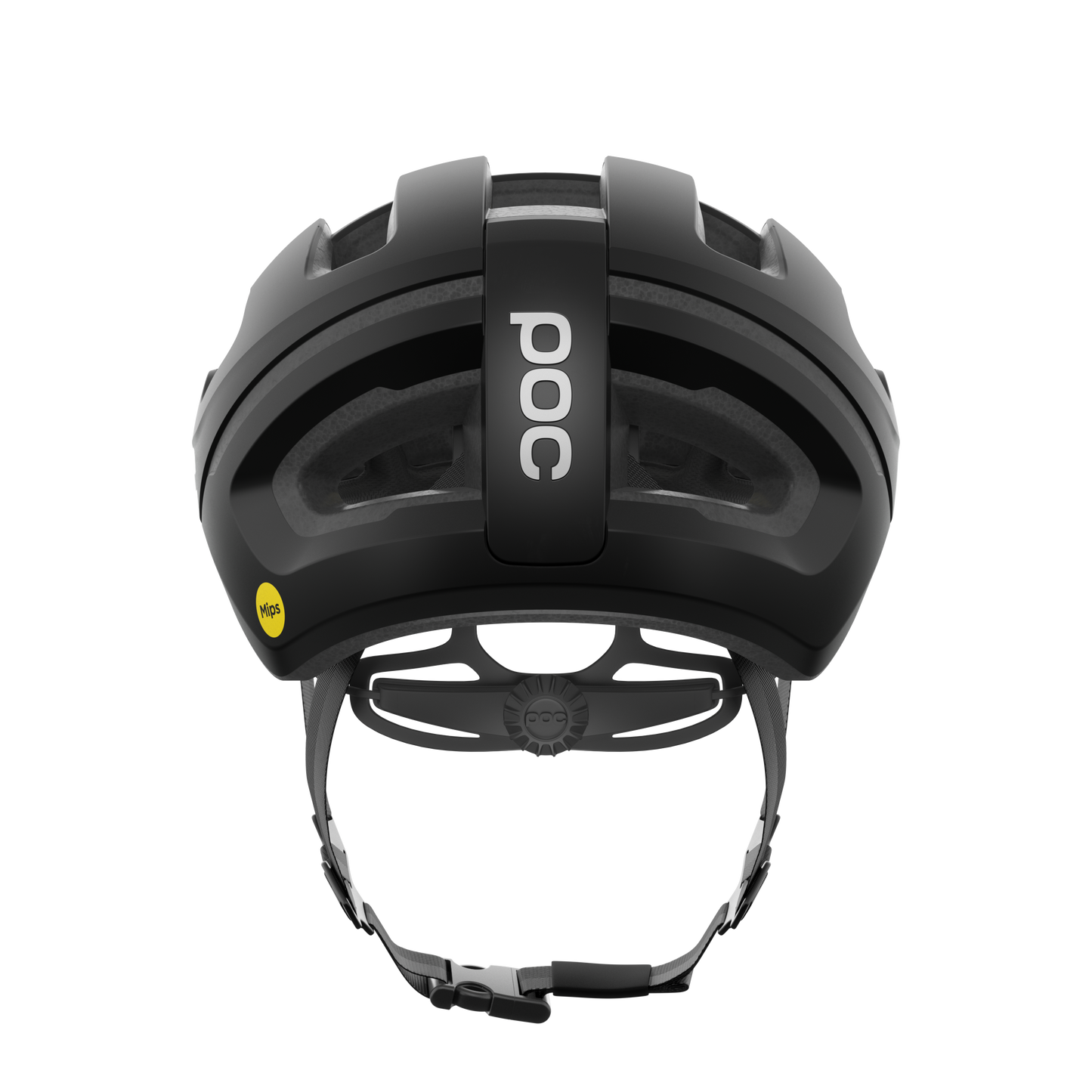 POC OMNE AIR MIPS Logo landevejshjelm Sort mat/hvid