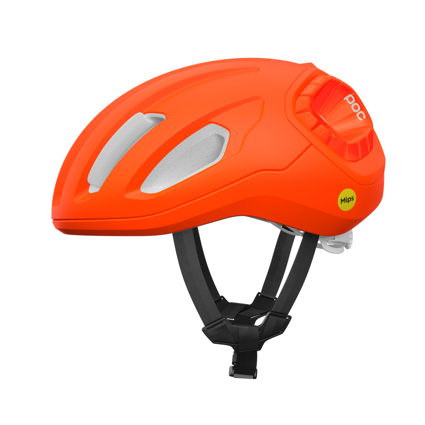 POC AMIDAL MIPS Orange Fluo Road Helmet