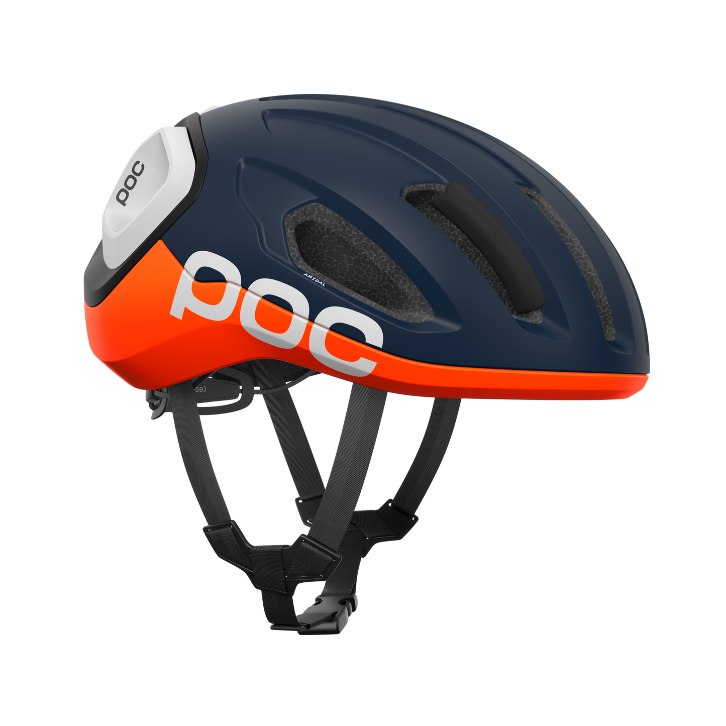 POC AMIDAL vejhjelm Marine/Orange/Hvid Mat