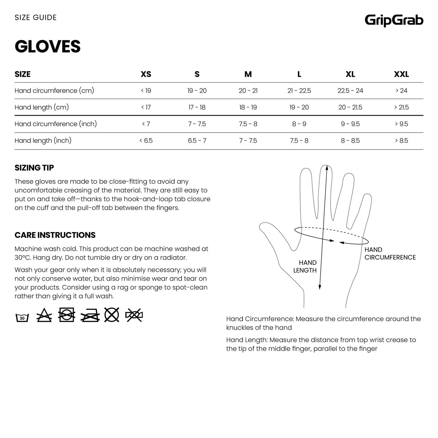 GRIPGRAB EXPLR RC MAX Short Gloves Black