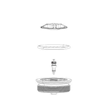 ROCKSHOX ZEB 38mm A1 (2021+) Complete Pneumatic Chamber Cap