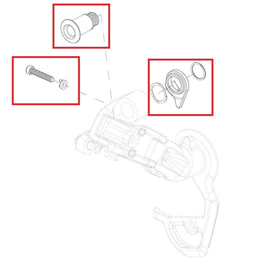 KIt SRAM RED Derailleur justerings- og monteringsskruer