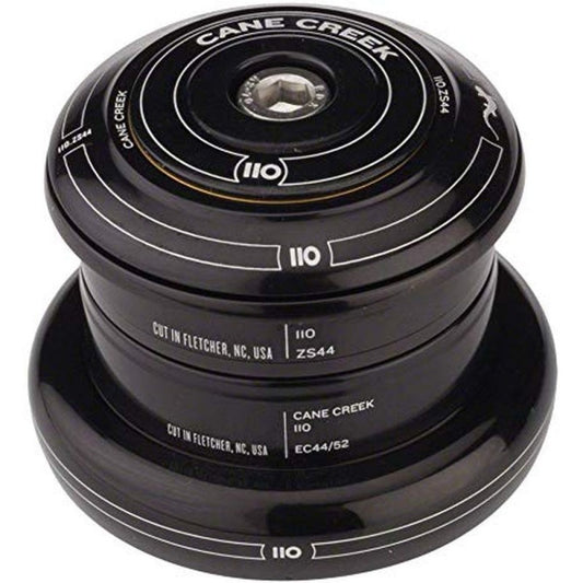 Headset CANE CREEK 110 Tapered, 1 1/8"-1,5", ZS44/28,6/H8 | EC44/40, kort, sort