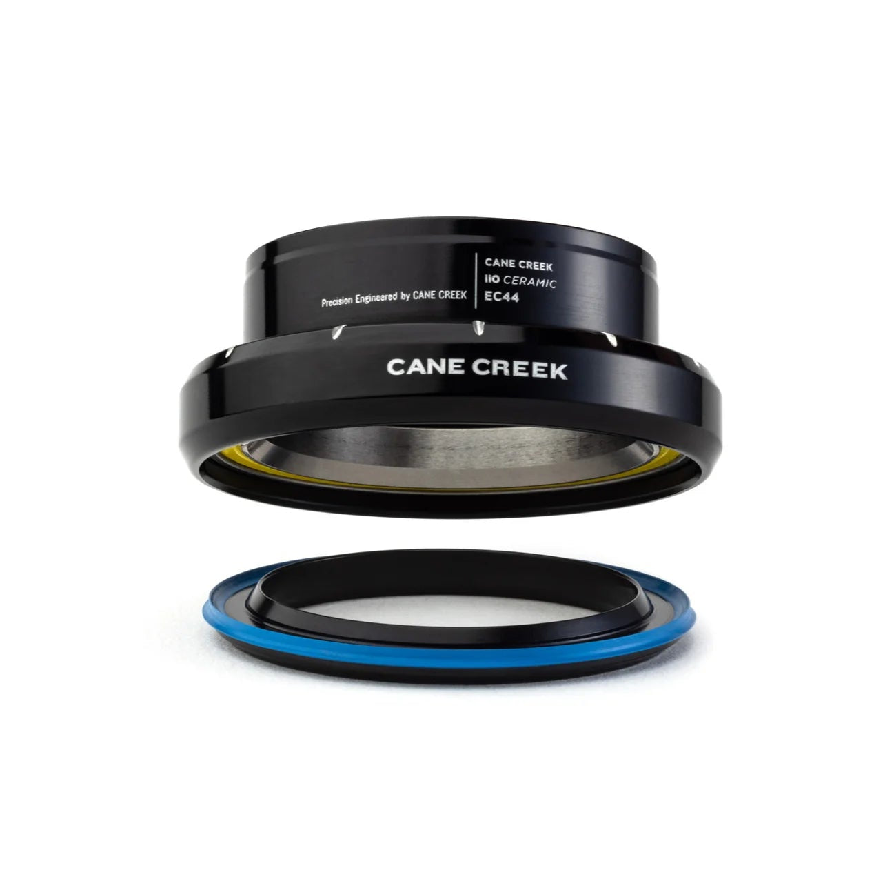 Headset CANE CREEK 110 Ceramic Tapered , 1 1/8"-1.5", ZS44/28.6/H8 | EC44/40/H12, black/silver