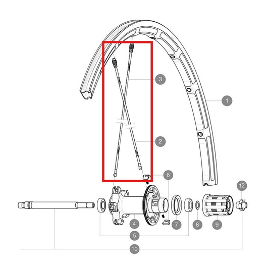 SÆT 10 MAVIC SHB M7/7 AL BK 275 BAGESTE EGER
