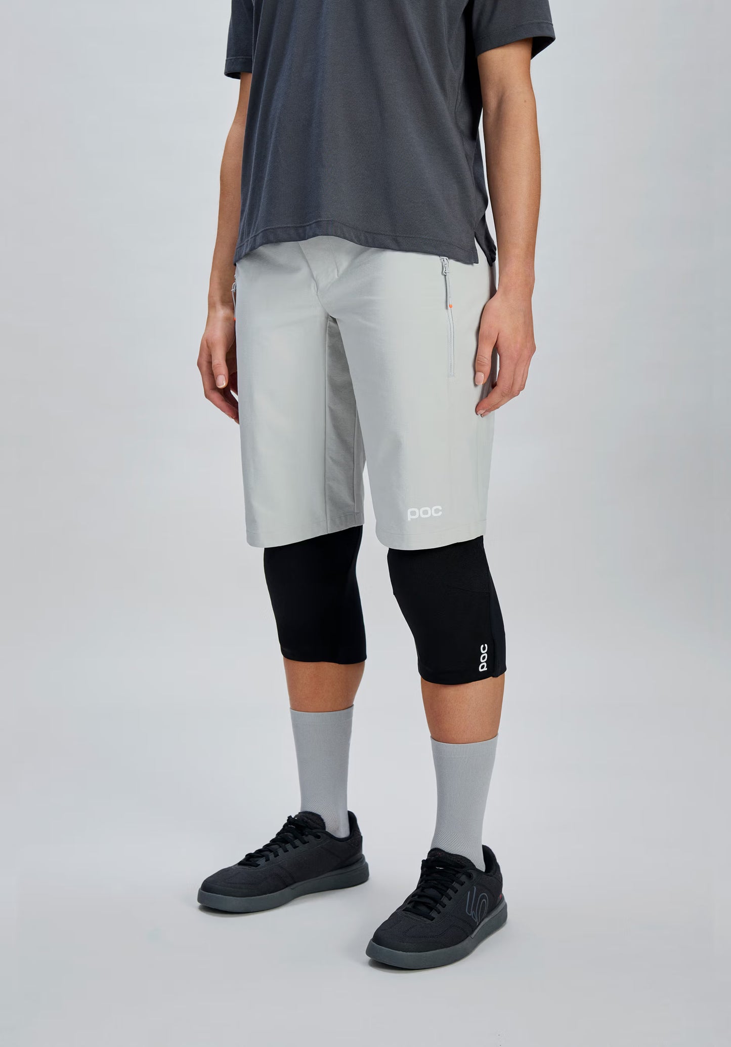 POC MOTION Shorts til kvinder, grå