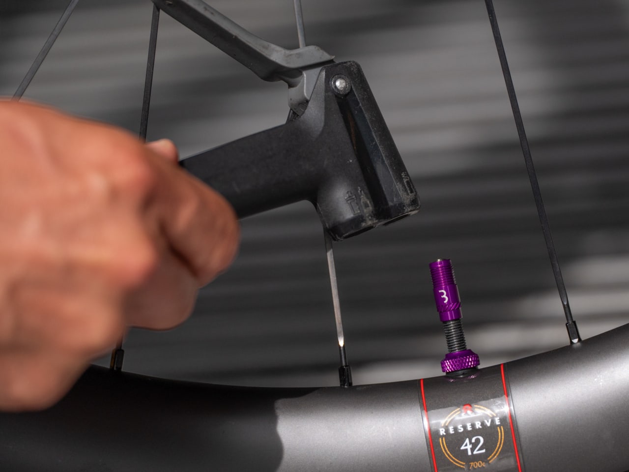 Valve Tips BBB CORE CAP Purple (x2)