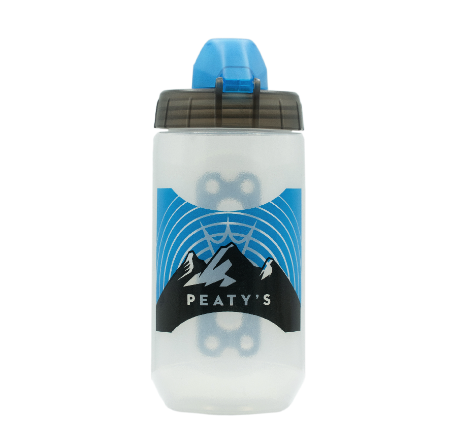 PEATY'S X FIDLOCK Sunrise-flaske og flaskeholder-sæt (450 ml) Transparent