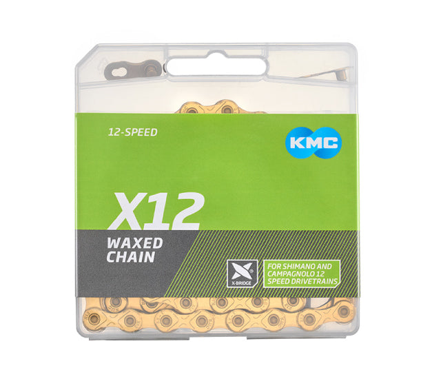 KMC X12 Waxed Gold 12V Chain