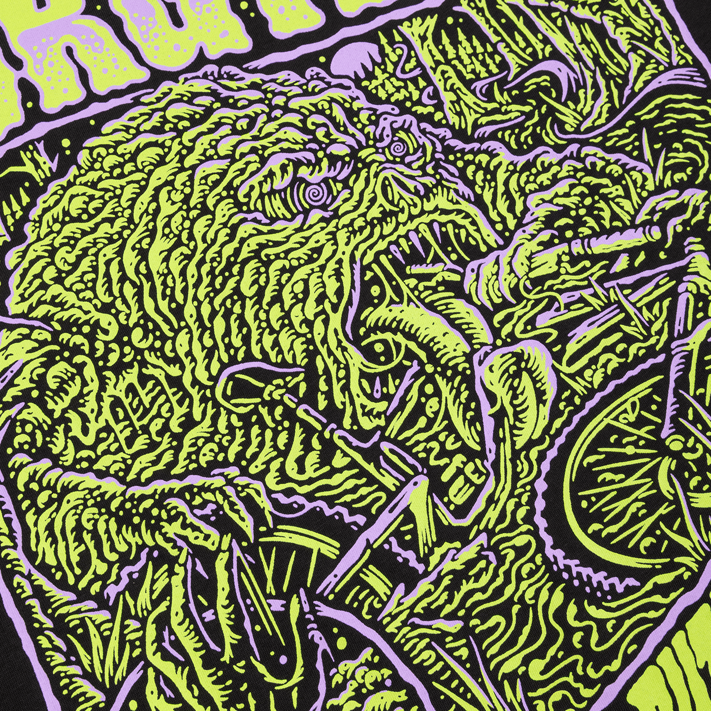 BURGTEC RUT MONSTER Black T-Shirt
