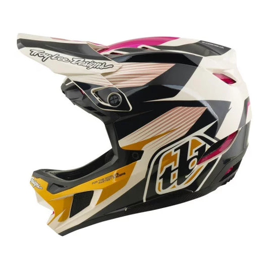 TROY LEE DESIGNS D4 POLYACRYLITE MIPS TURBO ACID Fuschia MTB-Hjelm