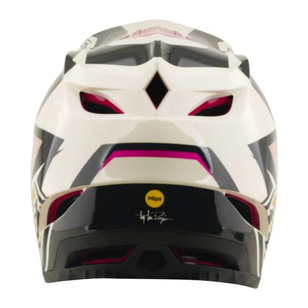 Casque VTT TROY LEE DESIGNS D4 POLYACRYLITE MIPS TURBO ACID Fuschia