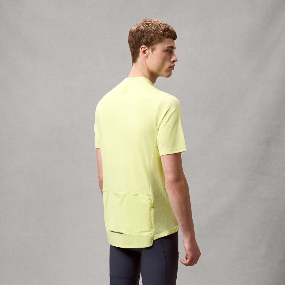 ENDURA LOOP ZIPPED Short Sleeve Oilseed Jersey