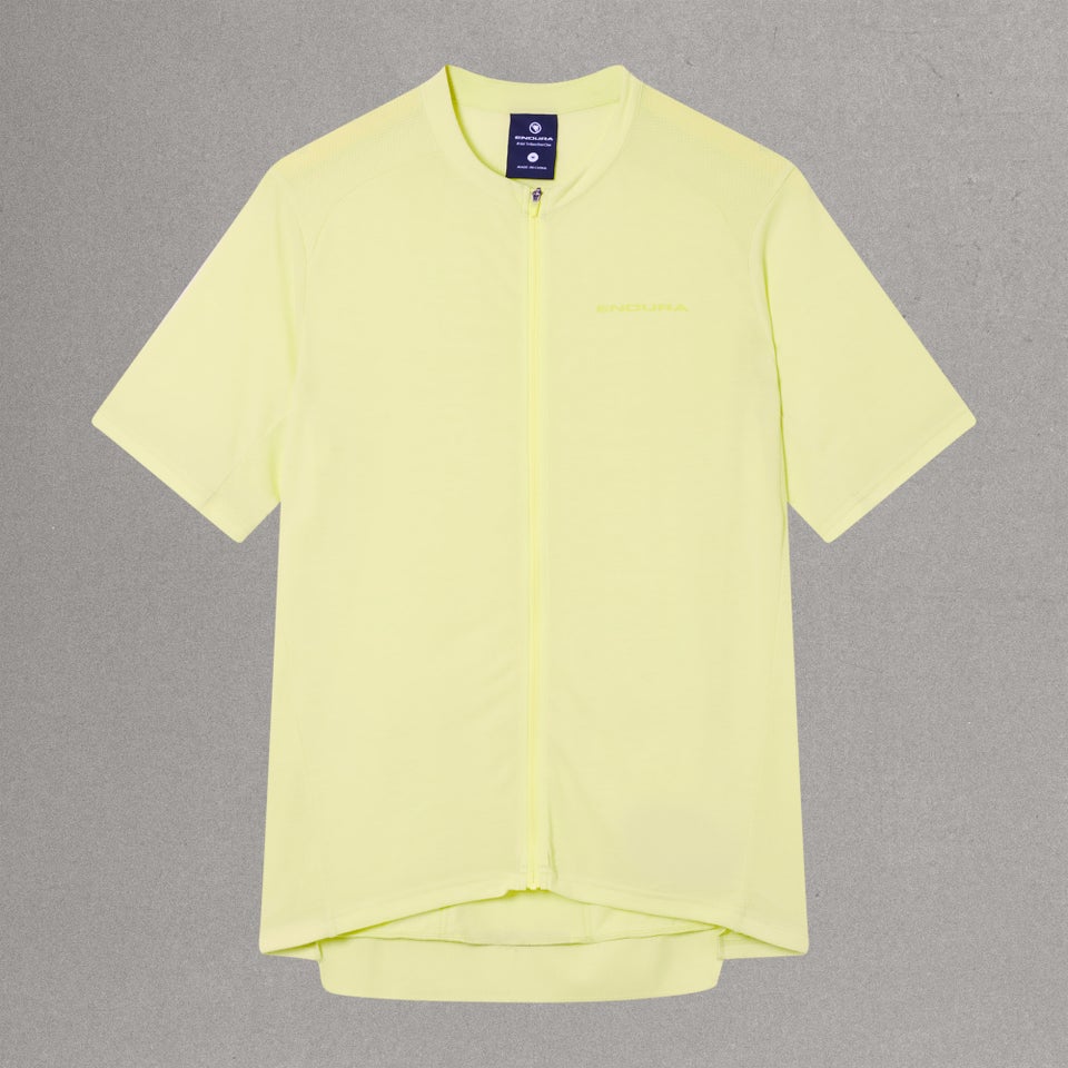 ENDURA LOOP ZIPPED Short Sleeve Oilseed Jersey