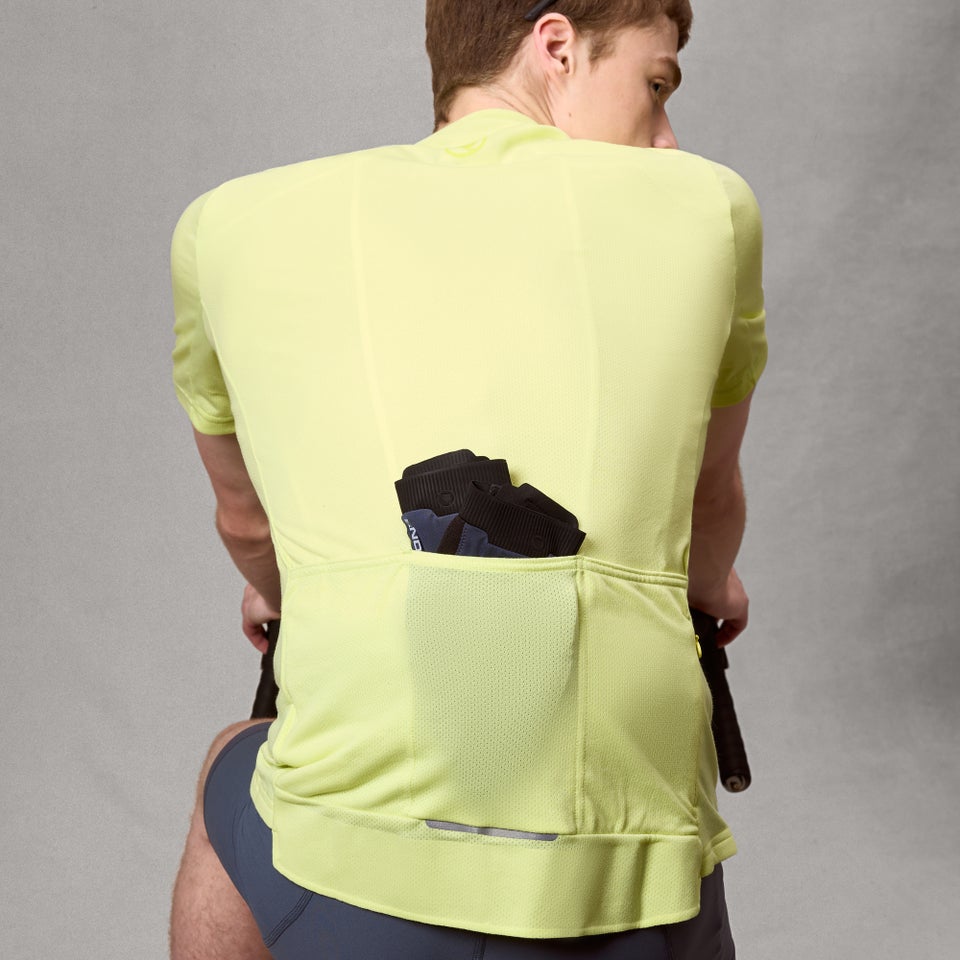 ENDURA LOOP ZIPPED Short Sleeve Oilseed Jersey