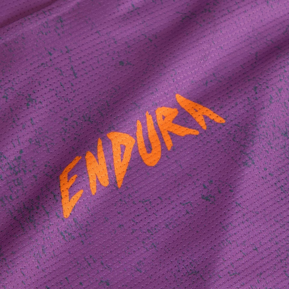 ENDURA SINGLETRACK PRINT Kortærmet trøje End Purple til kvinder