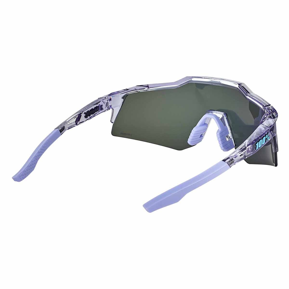 100% SPEEDCRAFT XS POLISHED Gennemsigtig Hiper Mirror Lavende brille
