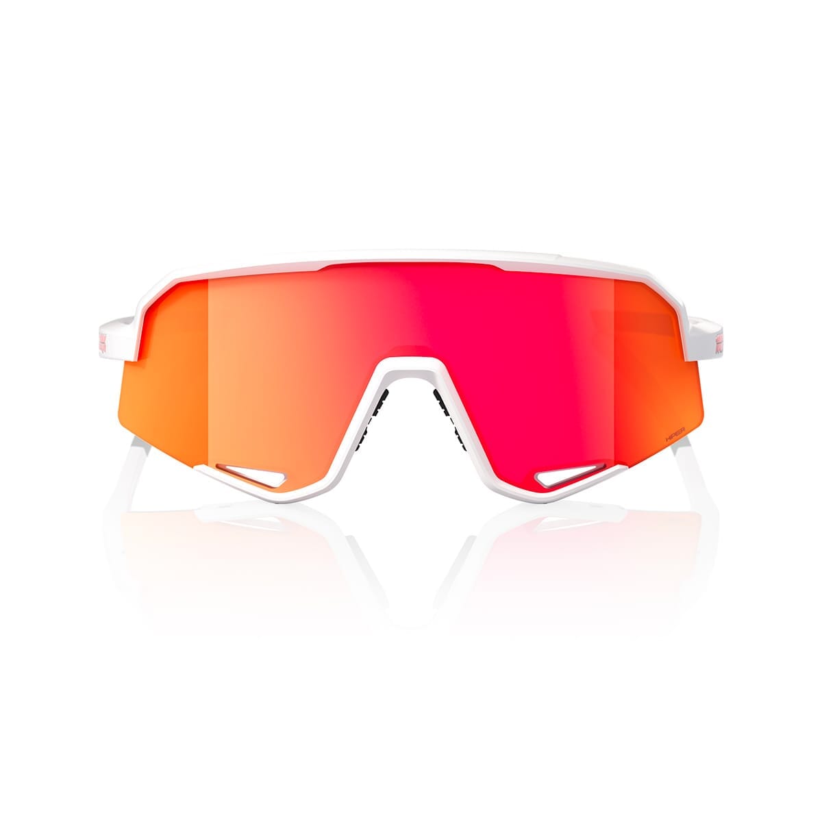Glasses 100% SLENDALE SOFT White Hipper Mirror Red