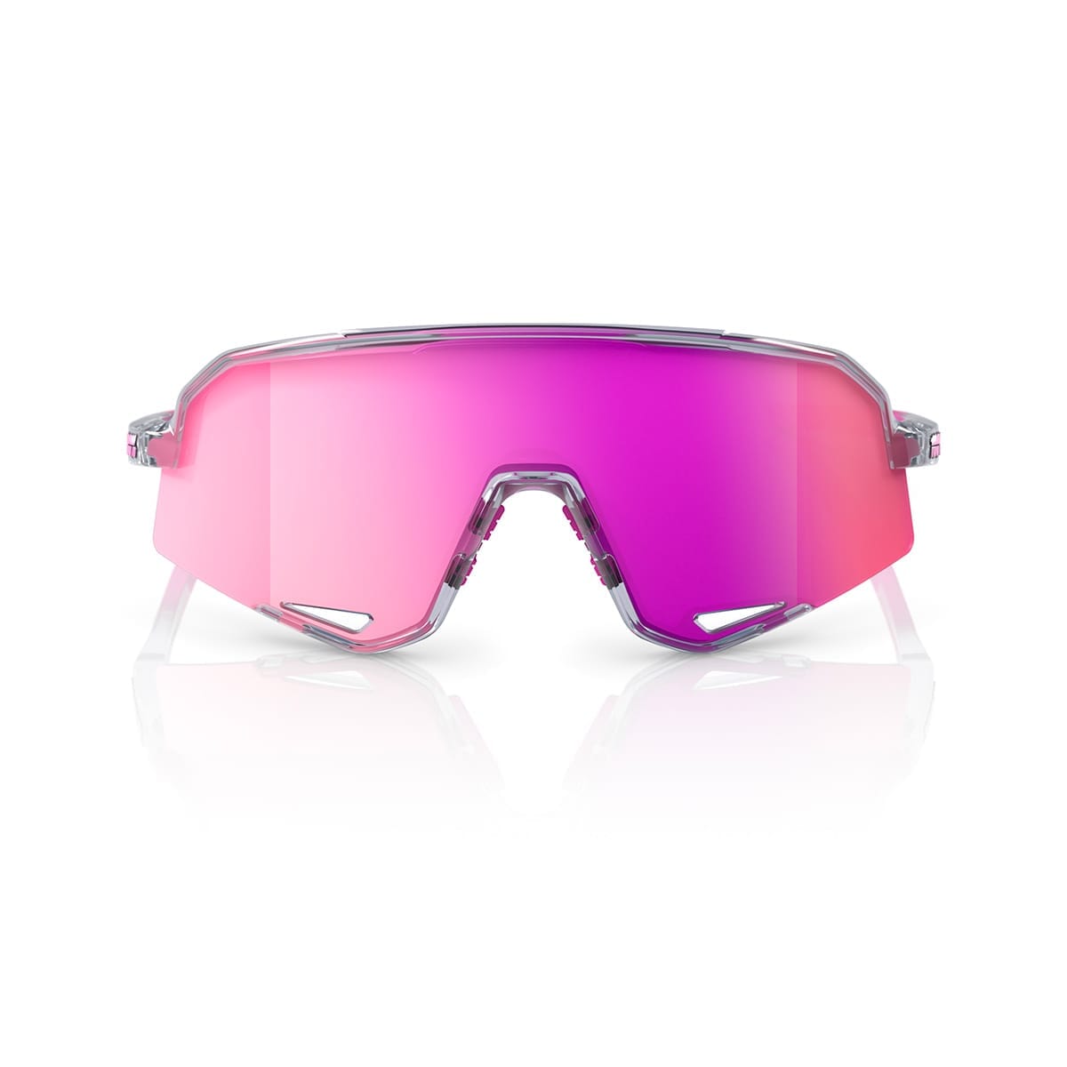 100% SLENDALE POLISHED Translucent Mirror Violet Glasses