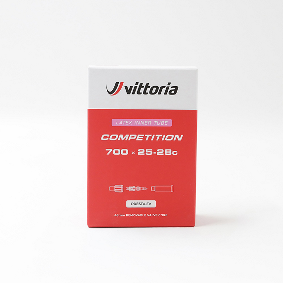 VITTORIA COMPETITION LATEX 700x25/28c-slange med ventil