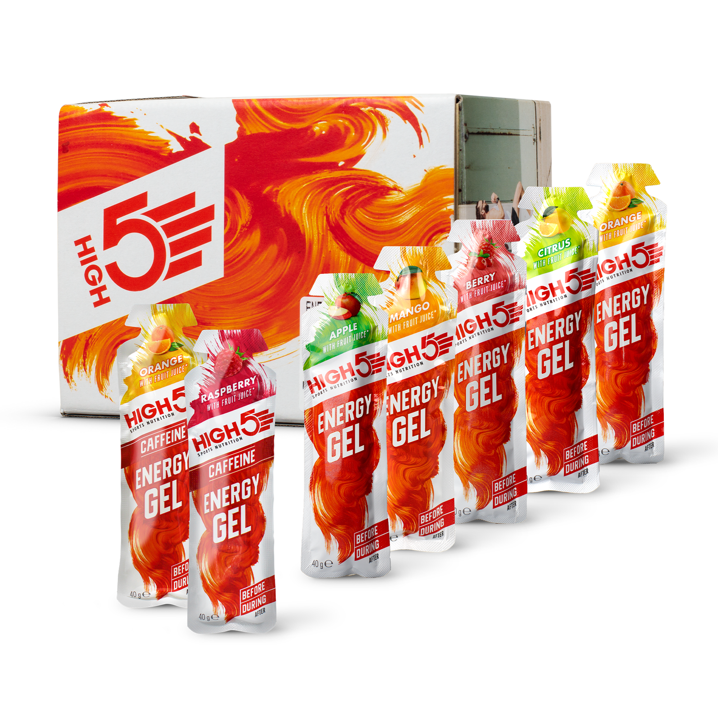 High5 ENERGY GEL Pack (20x23g) Blandede smagsvarianter