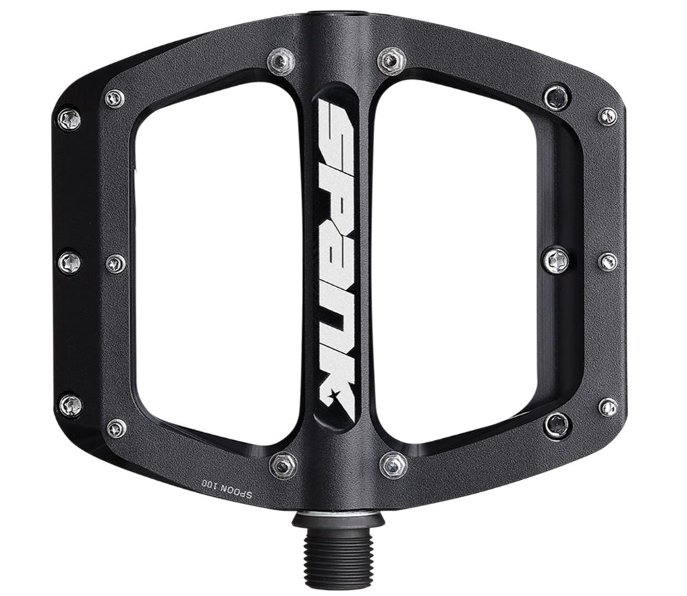 SPANK SPOON REBOOT L flade pedaler Sort