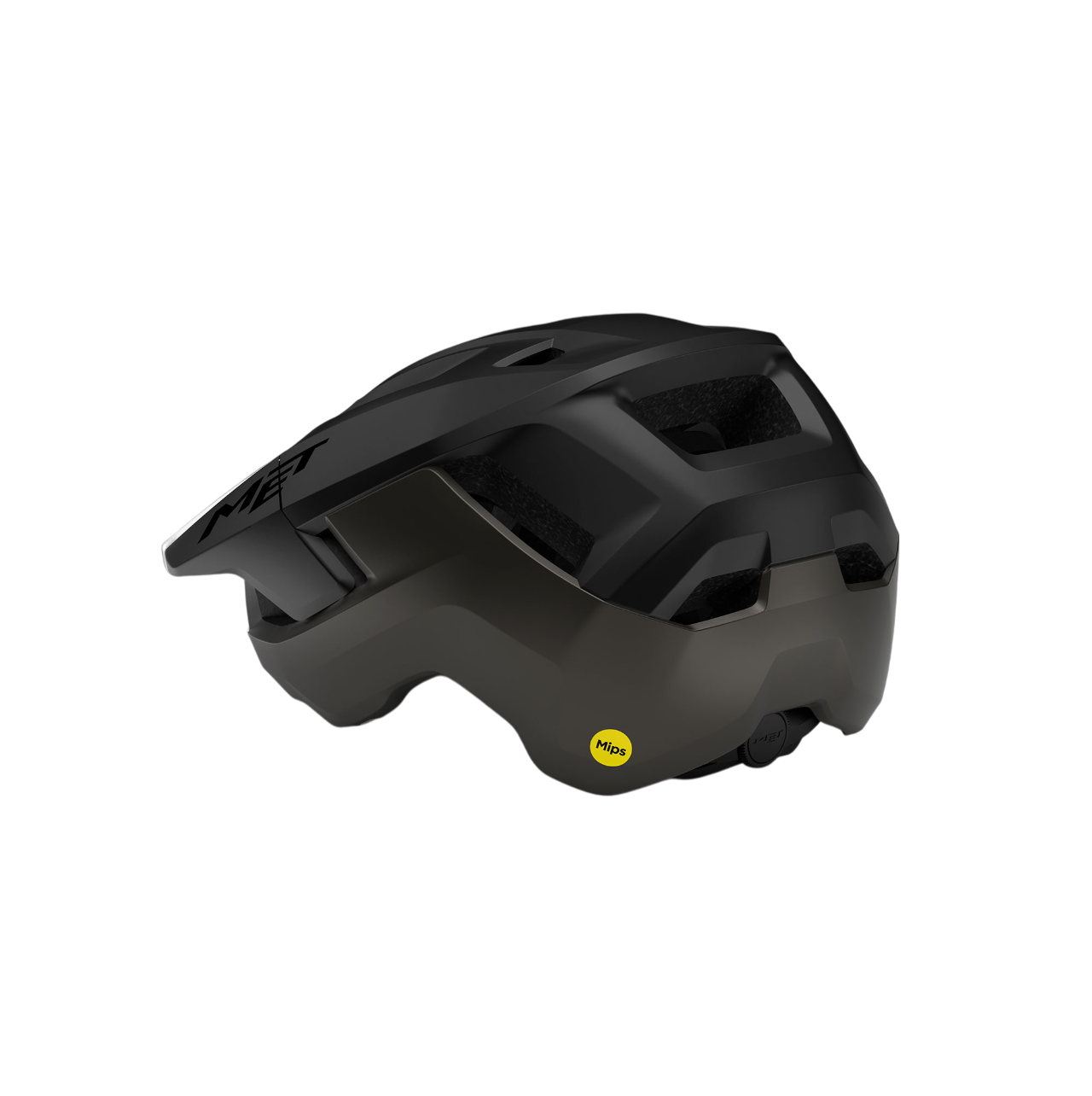 MET TERRAE MIPS MTB-hjelm mat sort