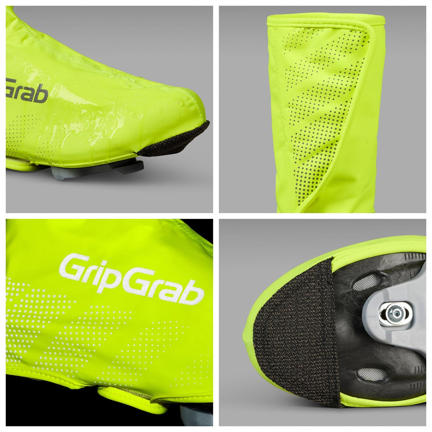 Boot Cover GRIPGRAB RIDE Hi-ViIS WATERPROOF Yellow