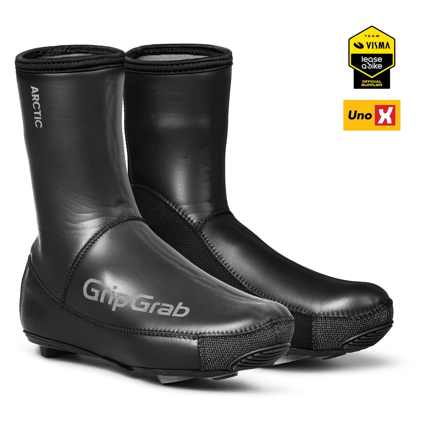 Støvleovertræk GRIPGRAB ARTIC 2 WATERPROOF ROAD Sort