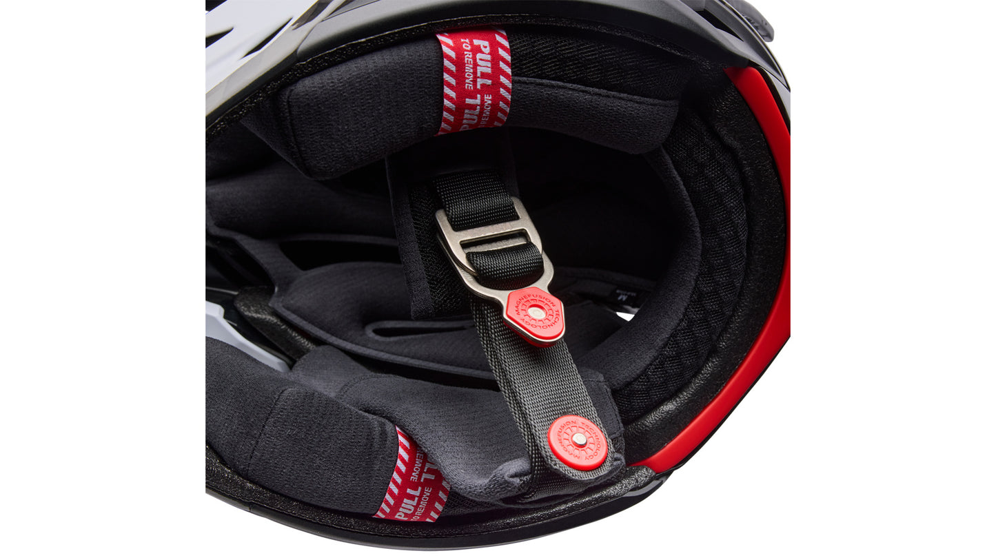 MTB-hjelm BELL FULL-10 SPHERICAL CARBON PEAK Hvid