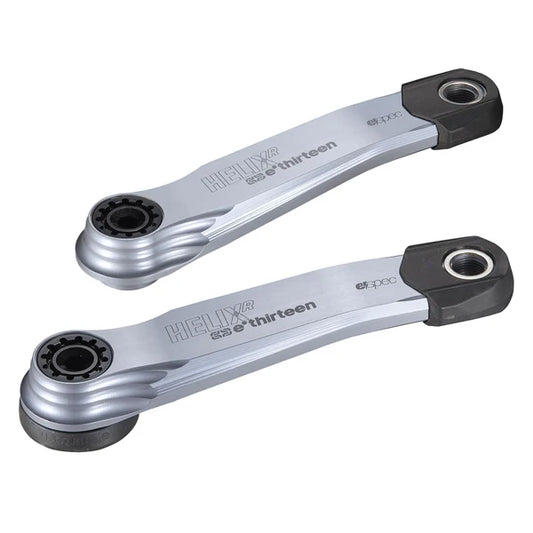 E.THIRTEEN E-SPEC HELIX RACE ALLOY cranks for Fazua Ride 60 Silver