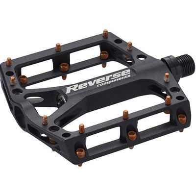 Reverse Components BLACK ONE fladpedaler Sort/Orange