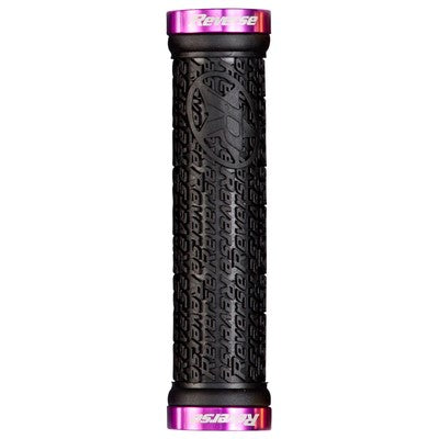 Reverse Components STAMP Lock-On greb Ø 30mm Sort/Violet