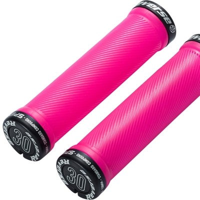 Reverse Components SPIN Lock-On greb Ø 30mm Pink/Sort