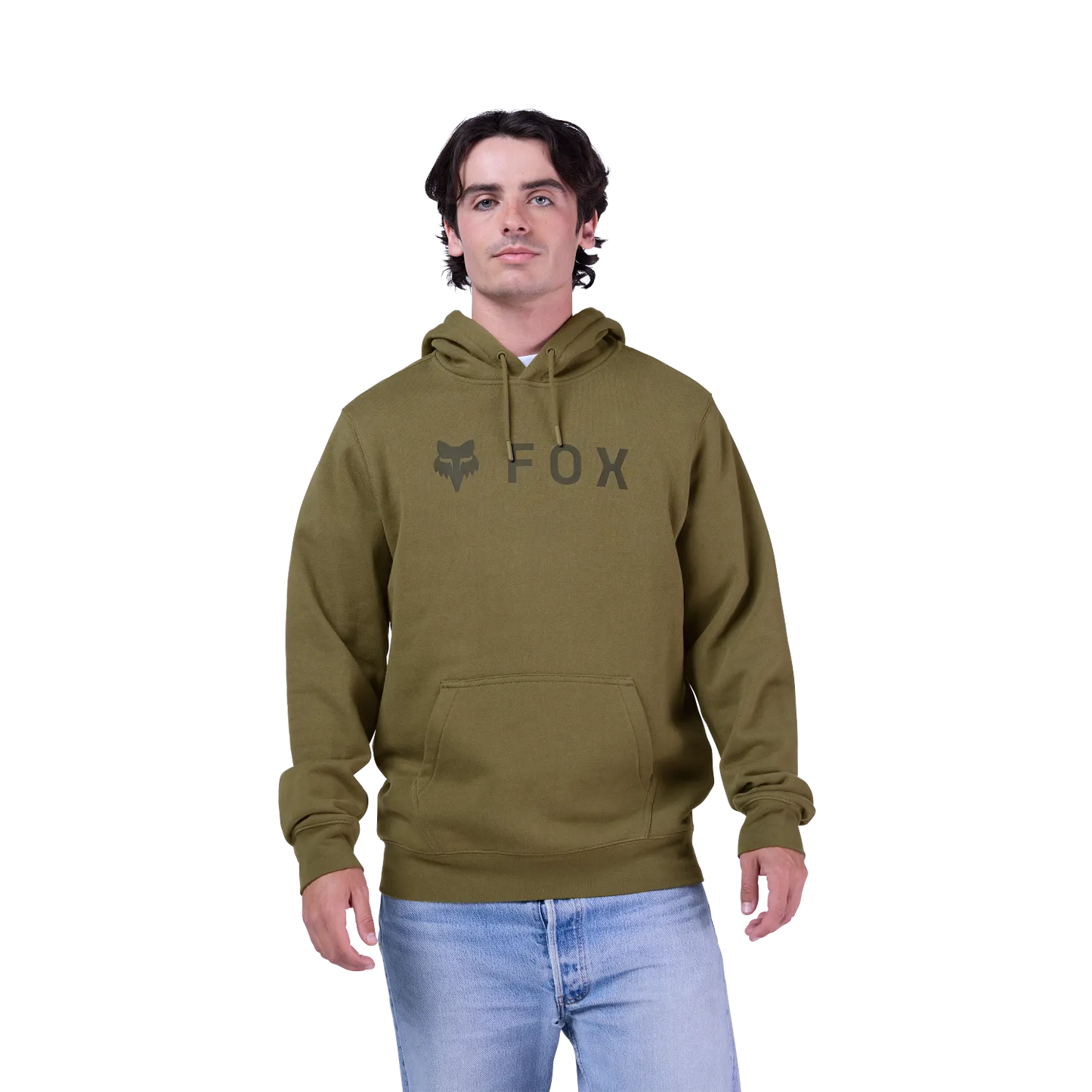 FOX ABSOLUTE FLEECE Hættetrøje olivengrøn