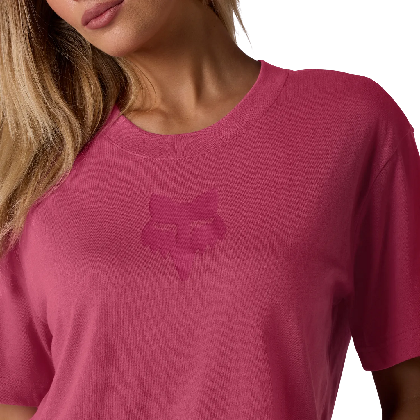 FOX HEAD Kortærmet Berry Pink T-shirt til kvinder