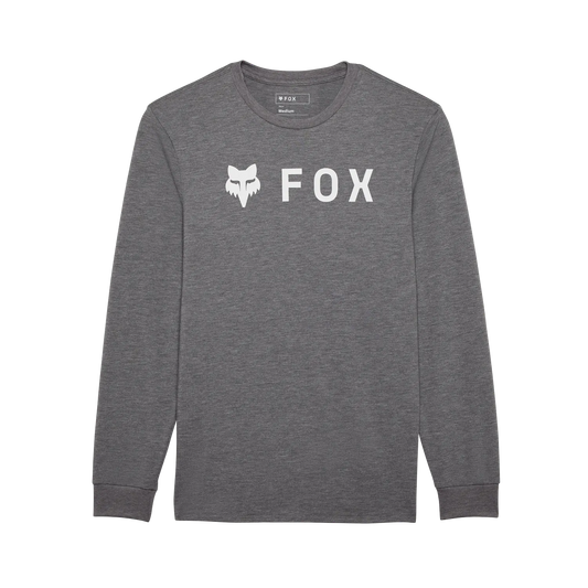 FOX ABSOLUTE TRUDRI Long Sleeve Technical T-Shirt Graphite Grey