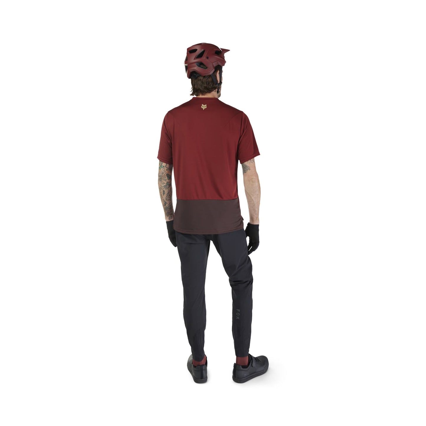 FOX RANGER WORDMARK short-sleeved jersey Bordeaux 2025
