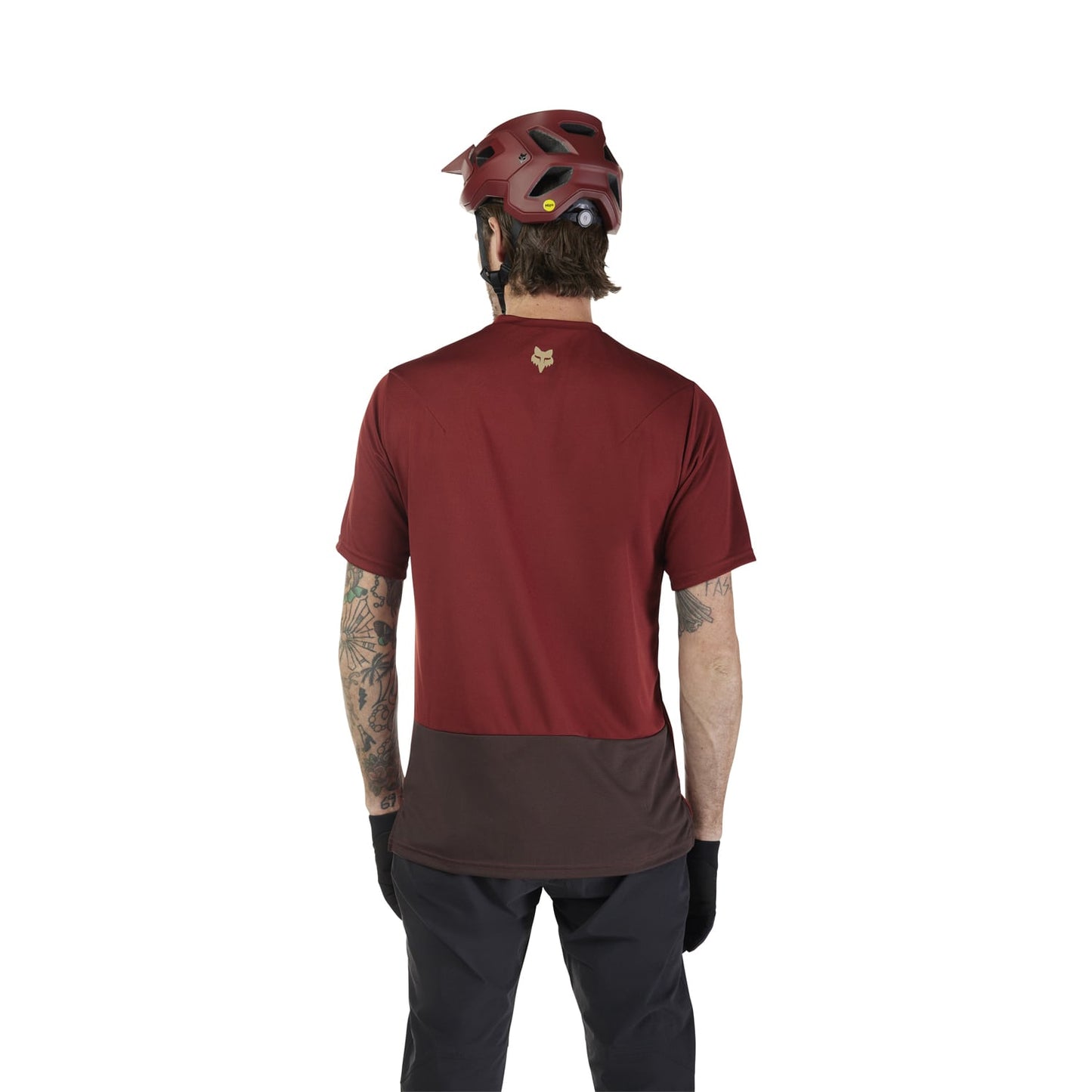 FOX RANGER WORDMARK short-sleeved jersey Bordeaux 2025