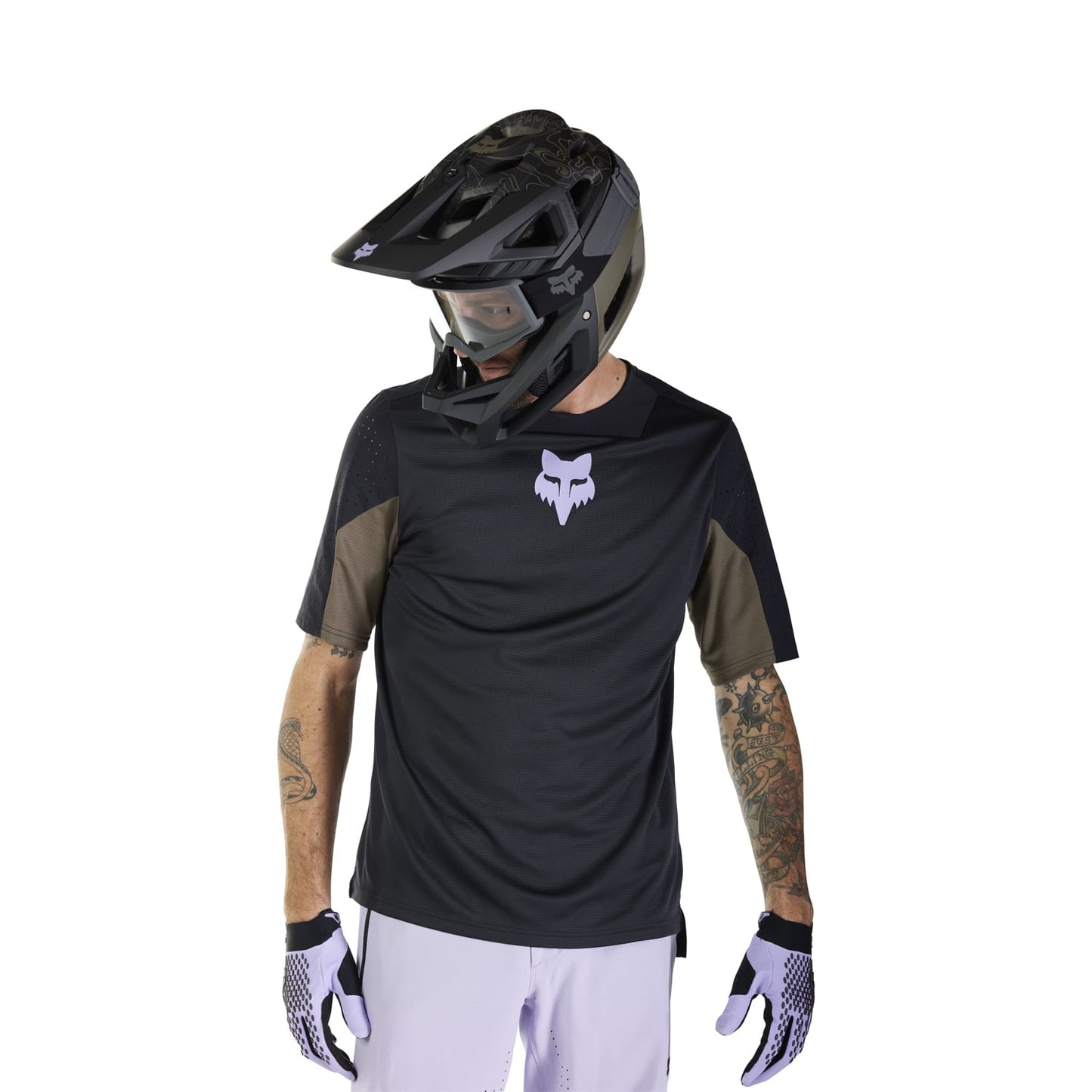 FOX DEFEND PARK Kortærmet Jersey Sort 2025