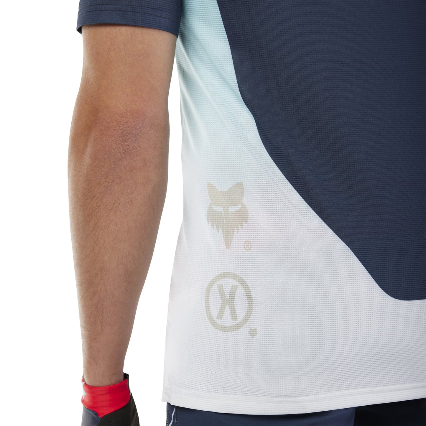 FOX FLEXAIR ELEVATED Kortærmet Jersey Sort/Blå 2025