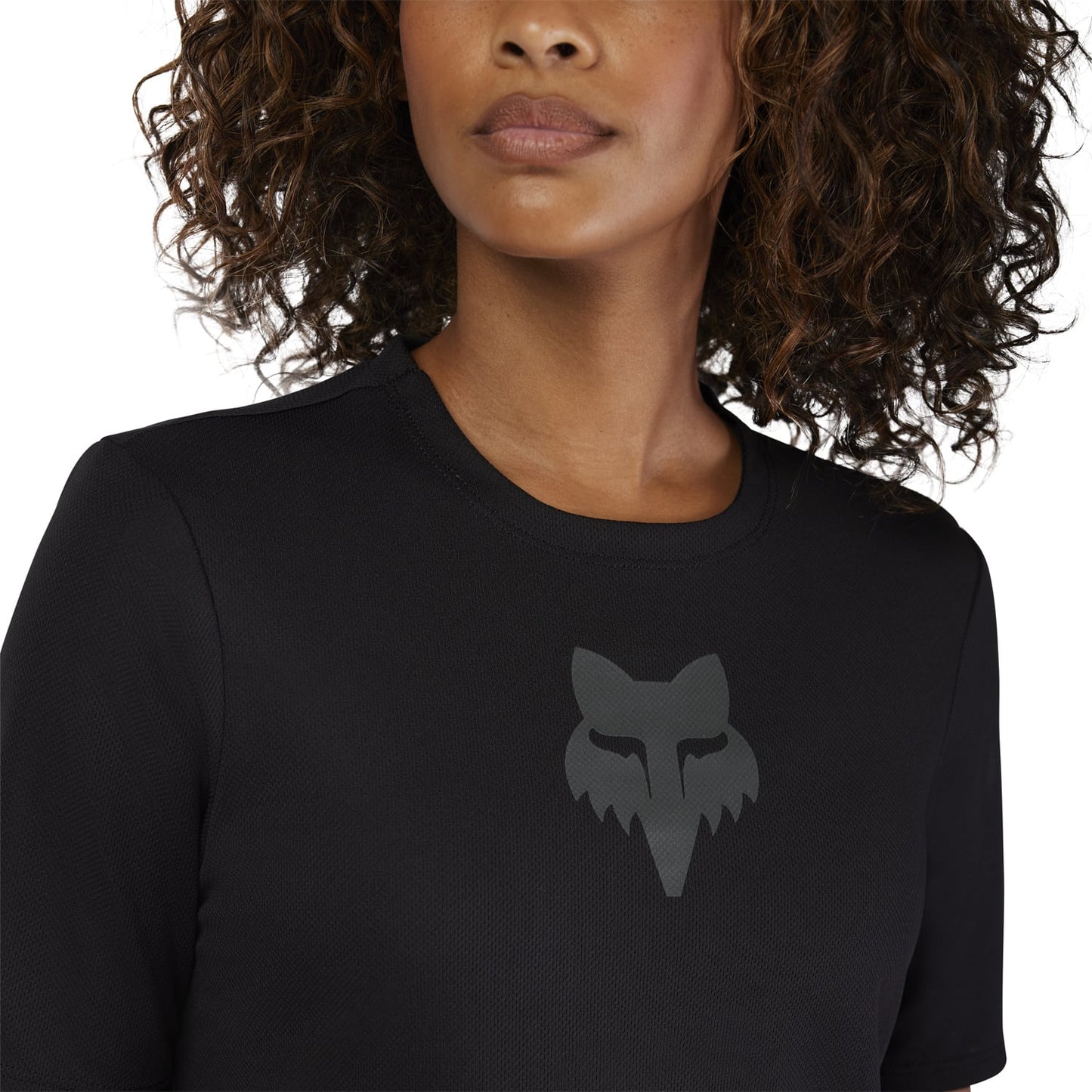 FOX RANGER HEAD Ladies Short Sleeve Jersey Black 2025