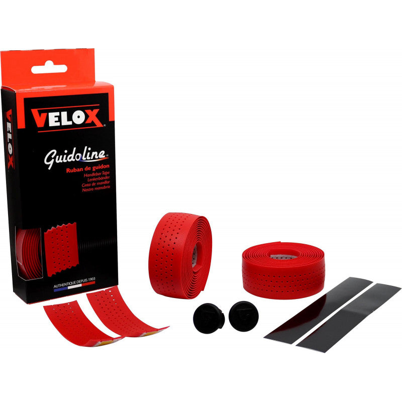 VELOX SOFT PERFOREE rødt styrbånd