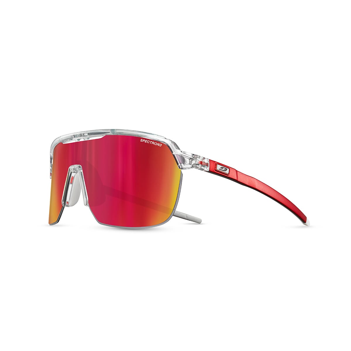 JULBO FREQUENCY Crystal/Red Spectron 3CF røgfarvet beskyttelsesbrille